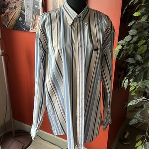 Men’s Falconable Long sleeve 3 button down collar shirt